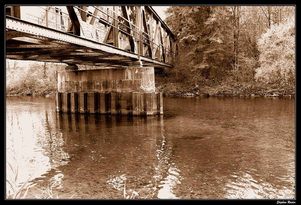 Die alte Mangfallbrücke