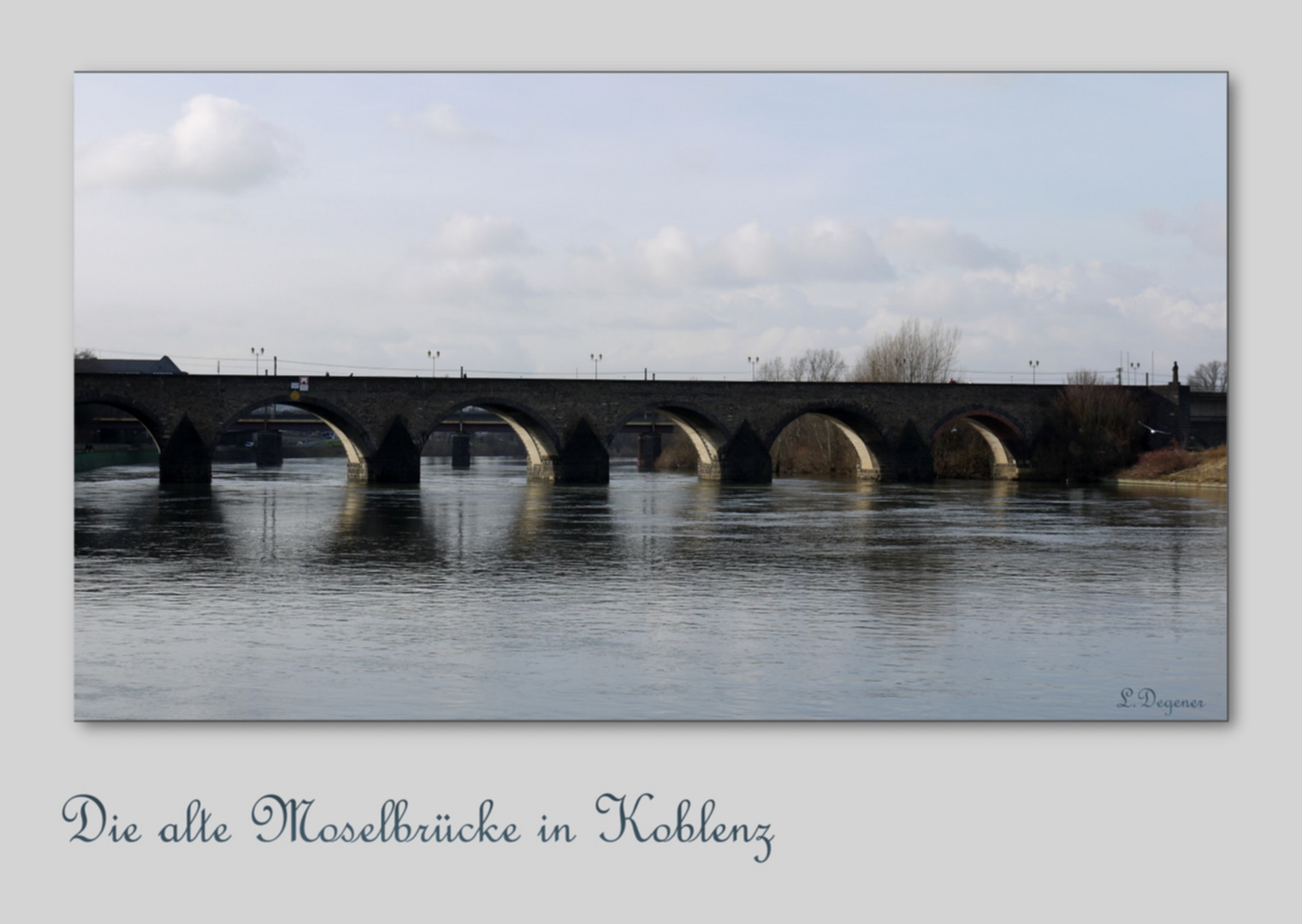 Die alte Moselbrücke