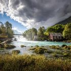 die alte Mühle am Laukifossen