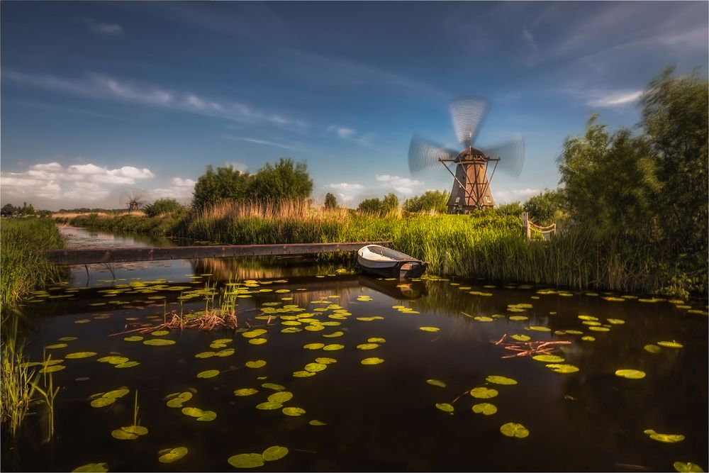 Die alte Mühle und der Wind