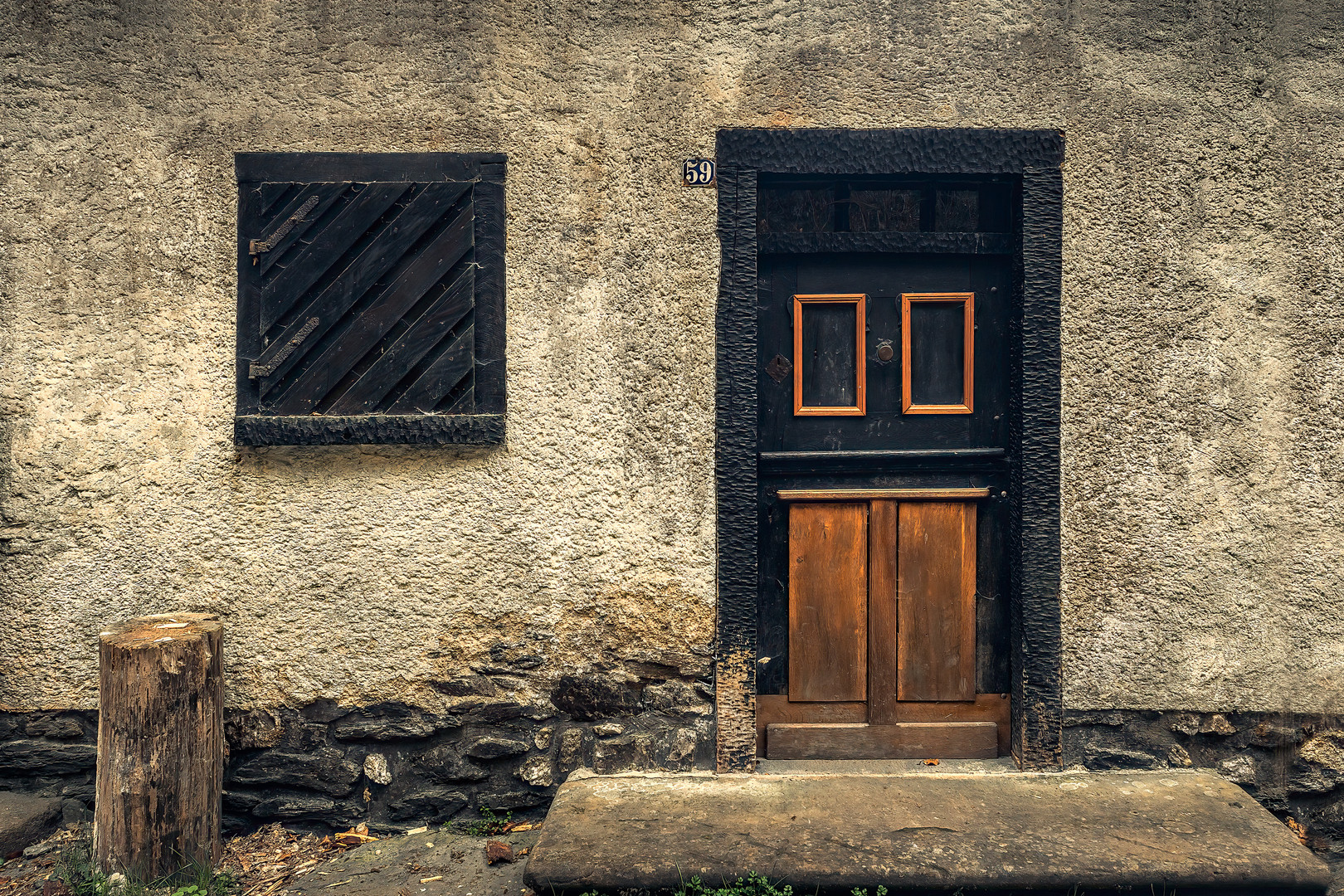Die alte Mühlen Tür