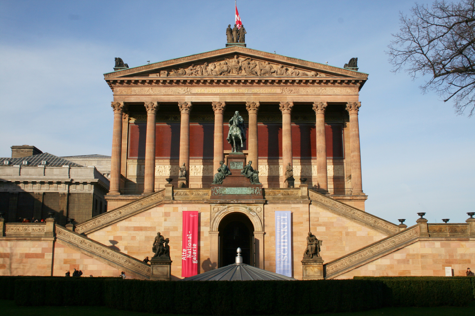 Die Alte Nationalgalerie auf der Museumsinsel