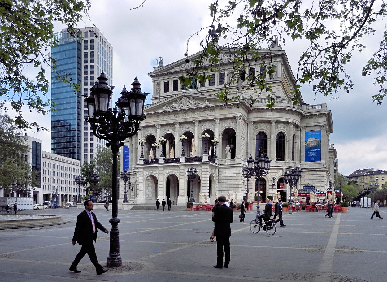 Die alte Oper in Frankfurt/Main