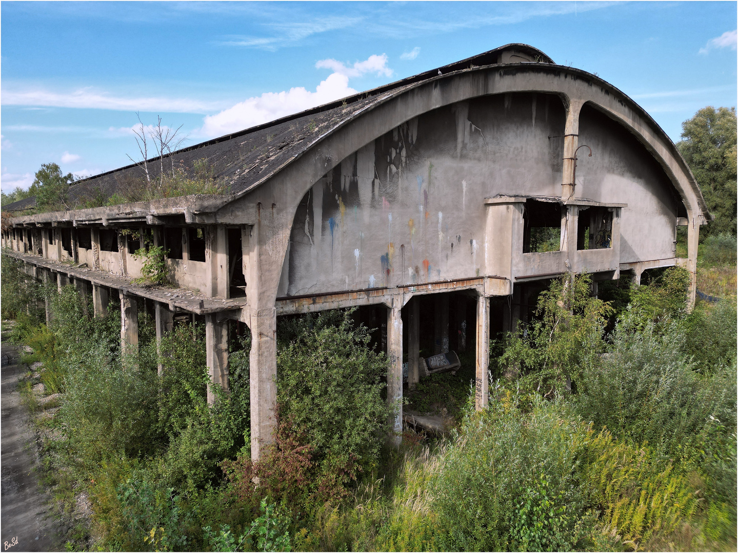 Die alte Pechhalle....