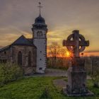 Die alte Probstei bei Sonnenuntergang