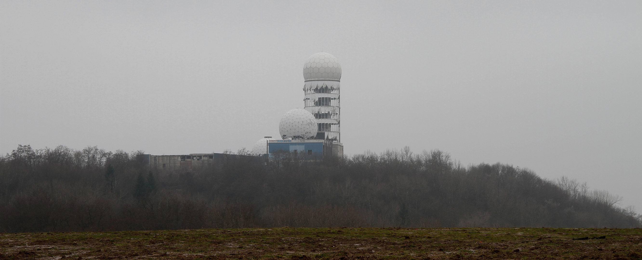 Die alte Radarstation auf den großen Teufelsberg