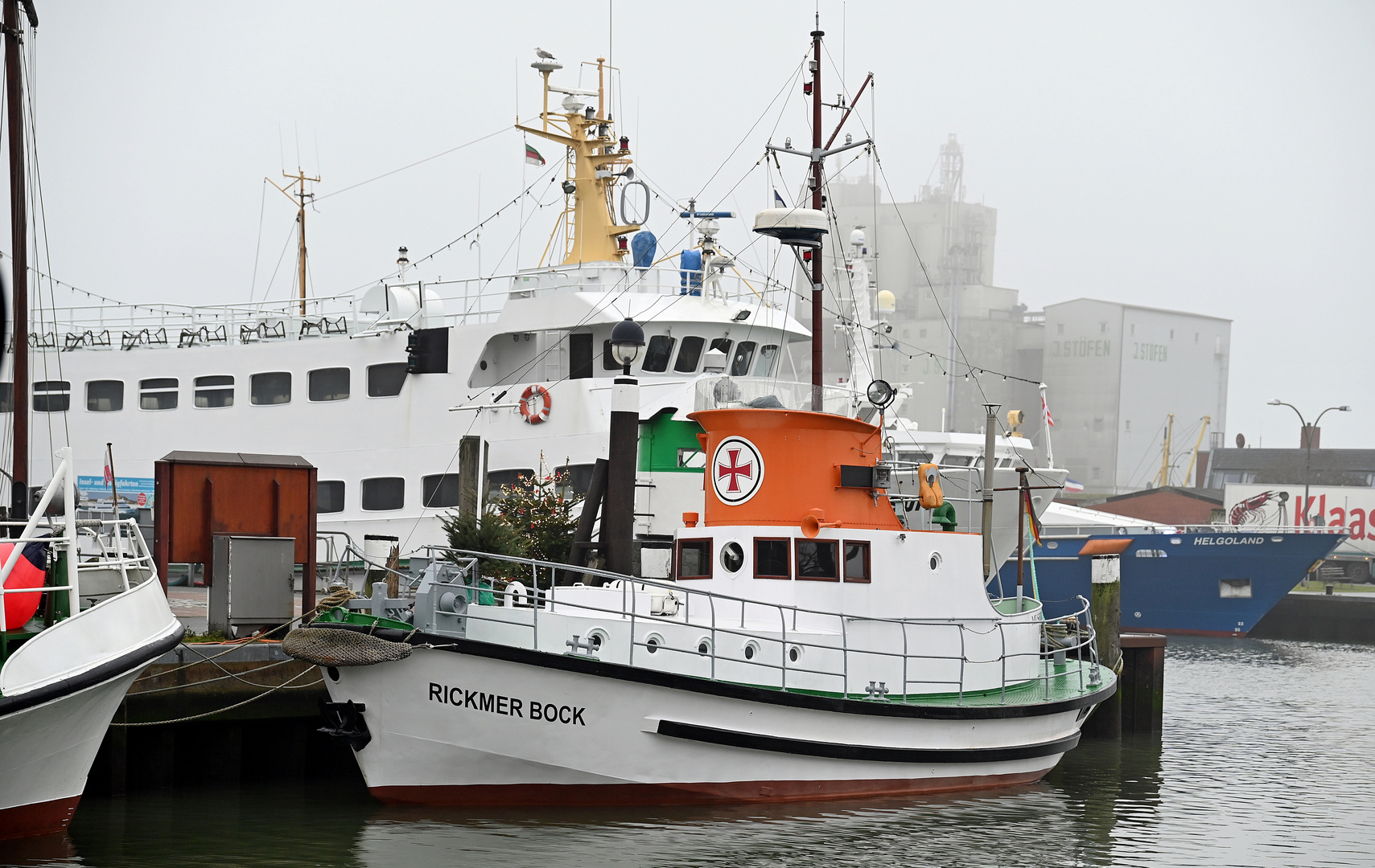 Die alte RICKMER BOCK im Büsumer Hafen