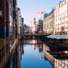 Die alte schöne Speicherstadt von Hamburg