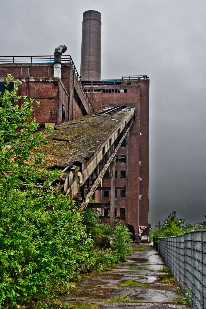 Die alte Sinteranlage in Duisburg..