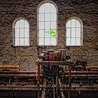 Die alte Spinnmaschine - L'ancienne machine à filer