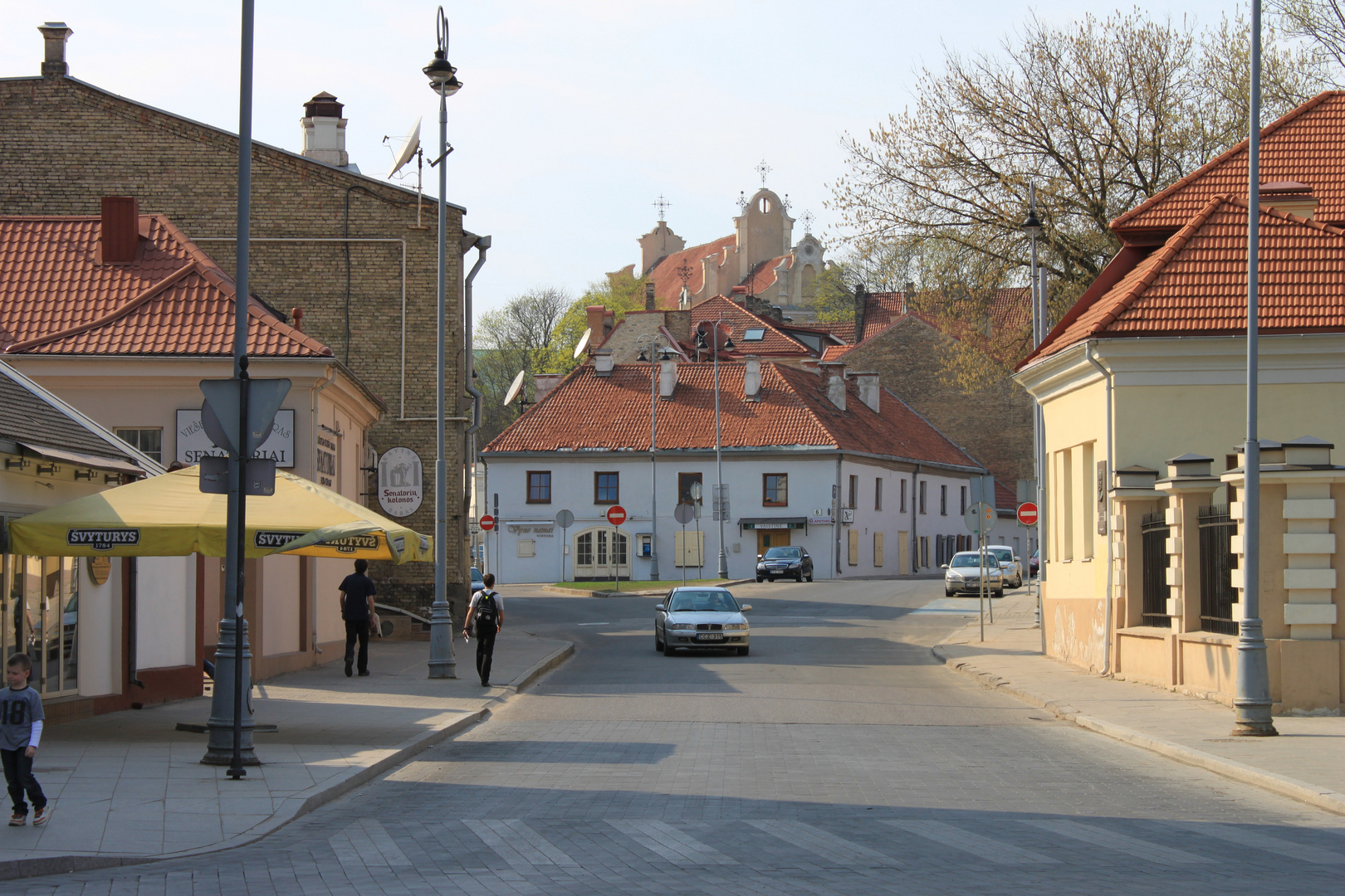 Die alte Stadt im Frühling