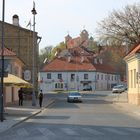 Die alte Stadt im Frühling