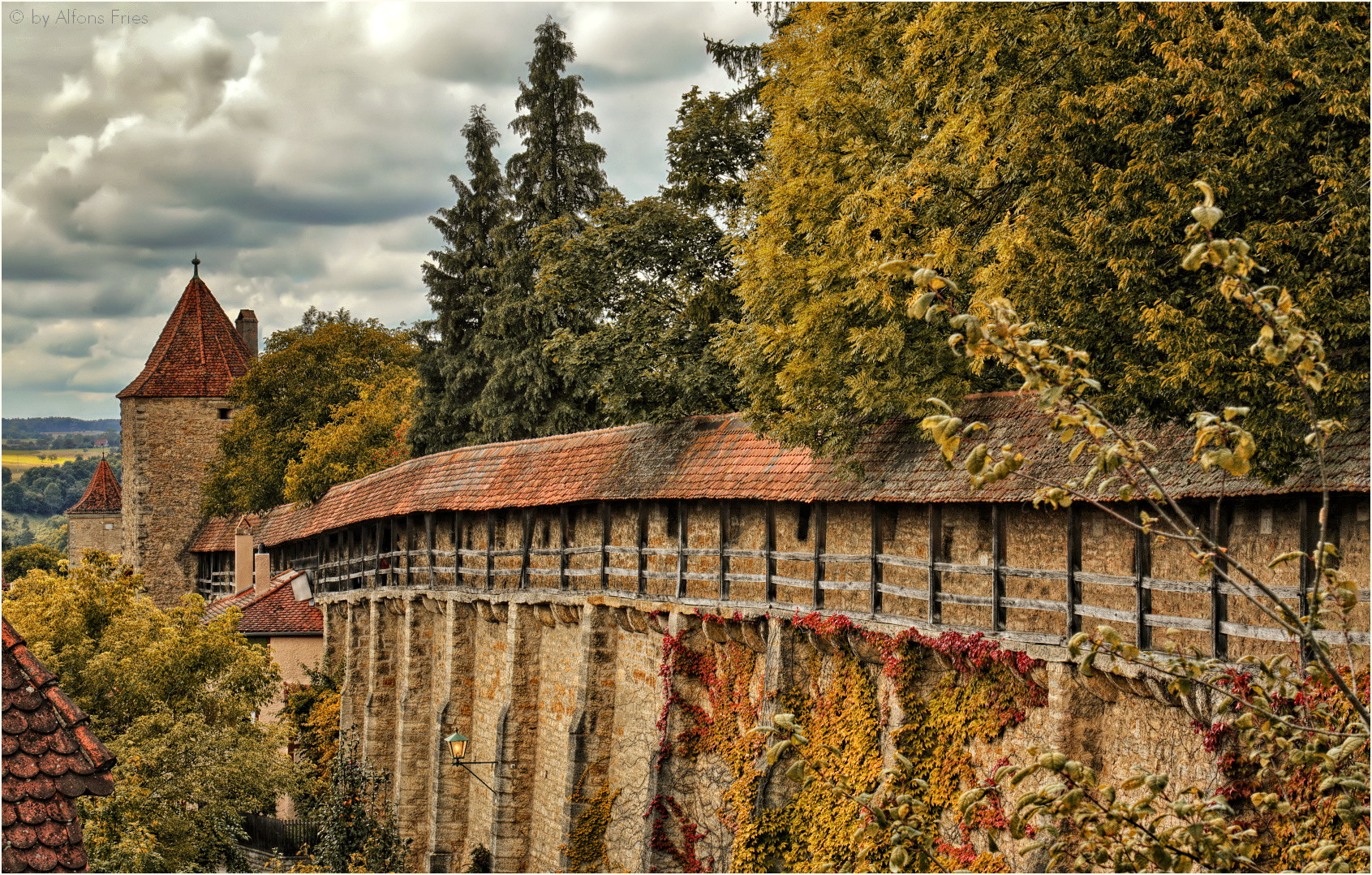 Die alte Stadtmauer von ...