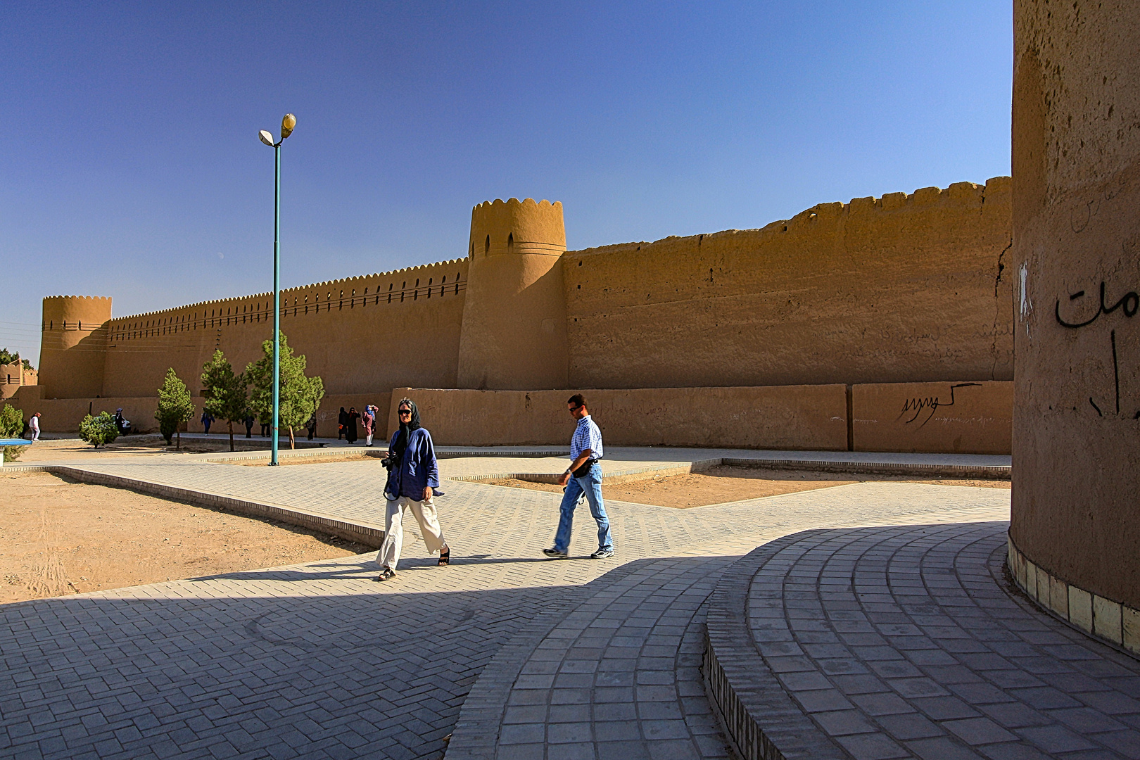 Die alte Stadtmauer von Yazd