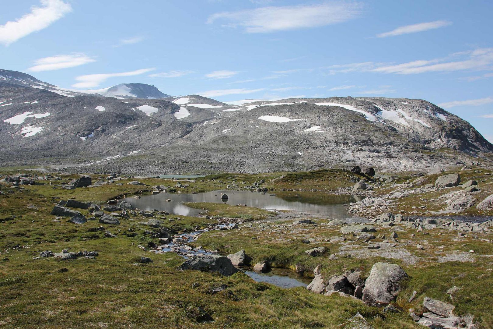 Die Alte Strynefjellstraße ("Gamle Strynefjellvegen)...