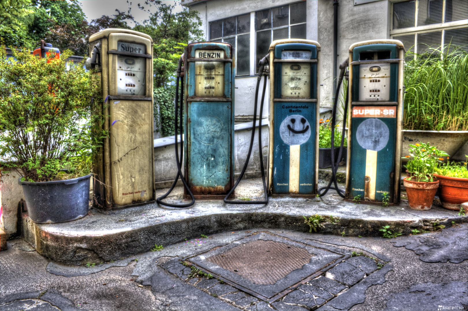 Die alte Tankstelle