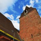 Die alte Wehrkirche im Dörfchen Mindorf bei Hilpoltstein