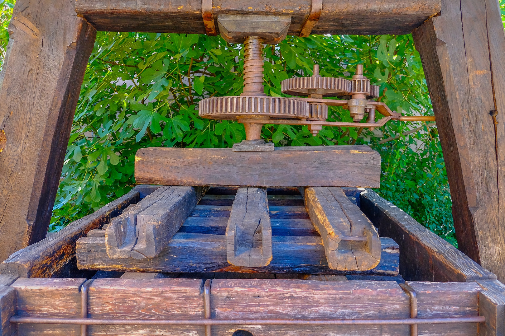 Die alte Weinpresse