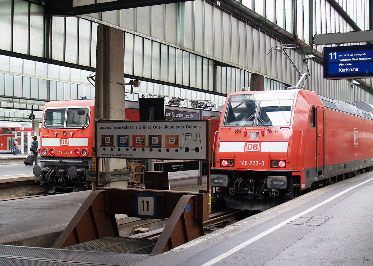 Die alten Bahnsteige