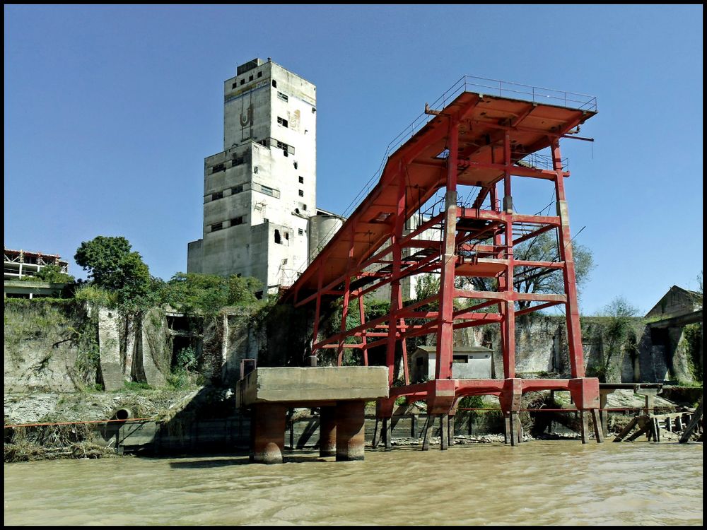 Die alten Docks in Rosario