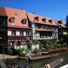 Die alten Firscherhäuser an der Regnitz in Bamberg..........