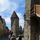 Die alten Stadtmauern in Tallin