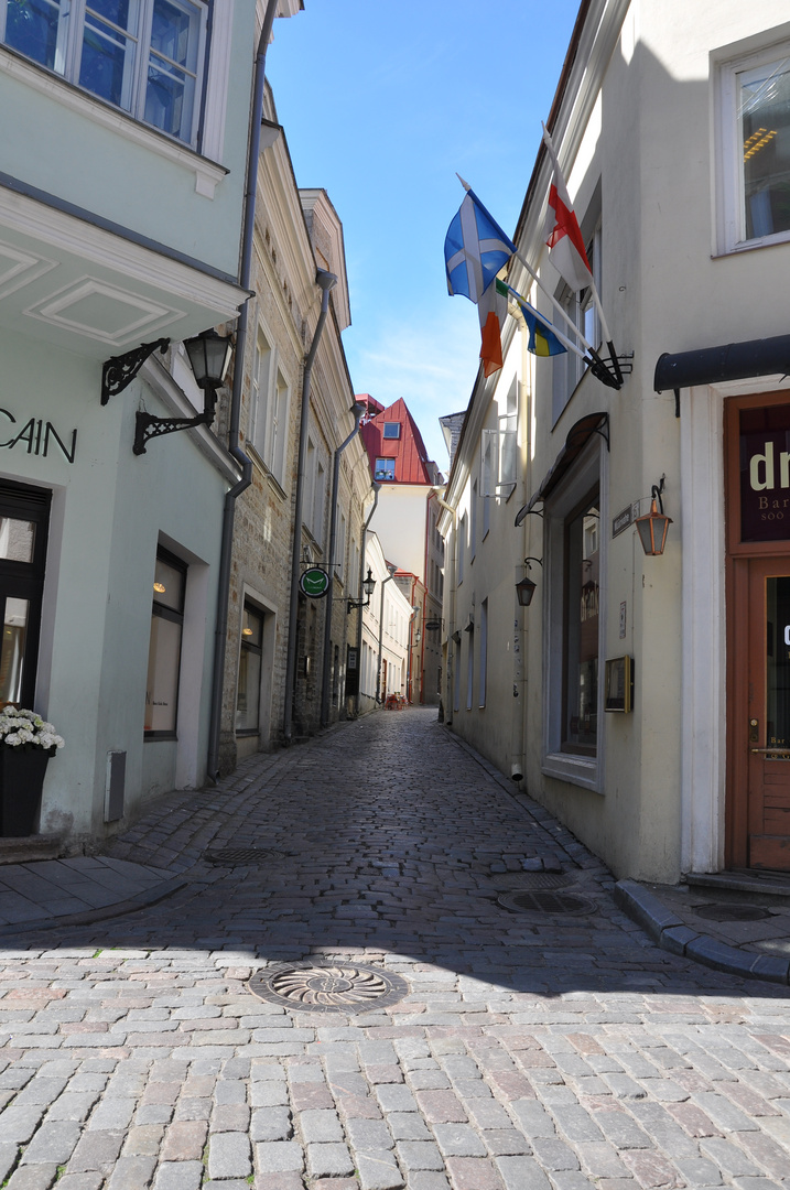 Die alten Straßen von Tallin