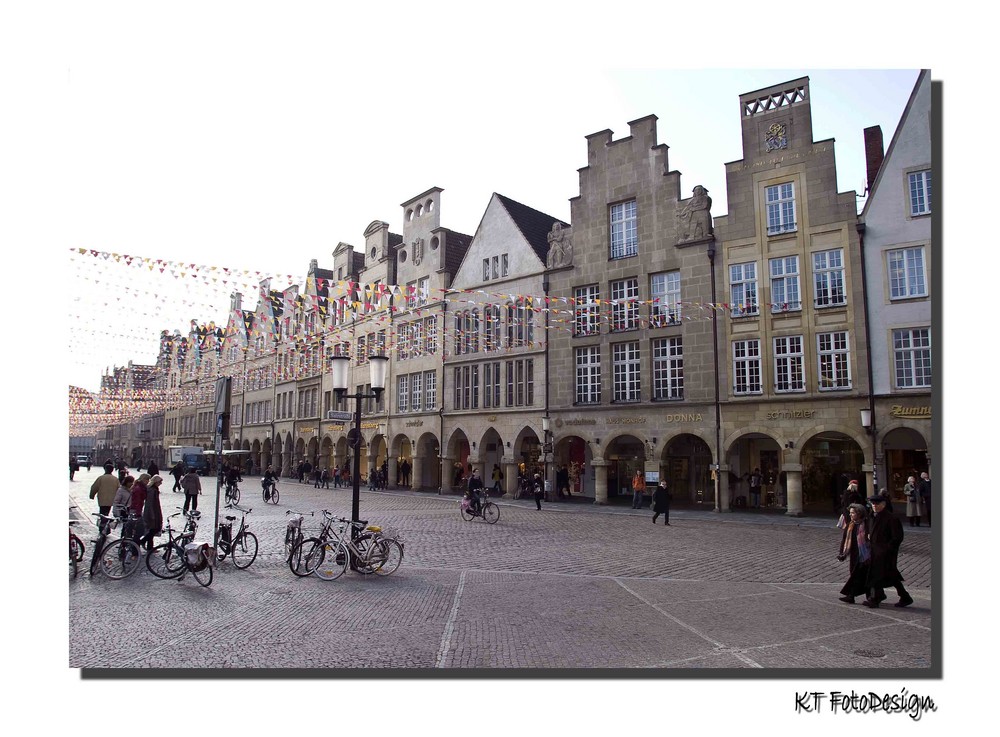 Die Altstadt in Münster....