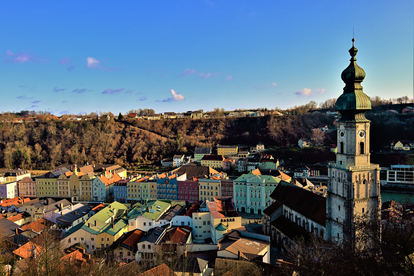 Die Altstadt von Burghausen