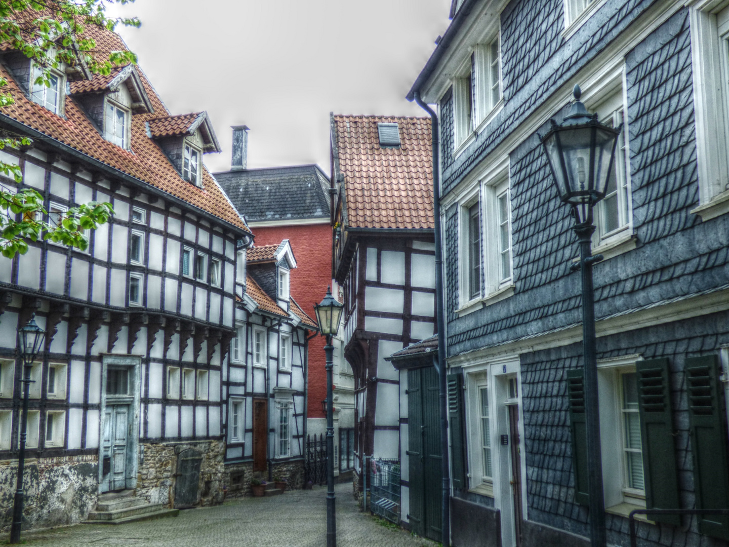 Die Altstadt von Hattingen an der Ruhr