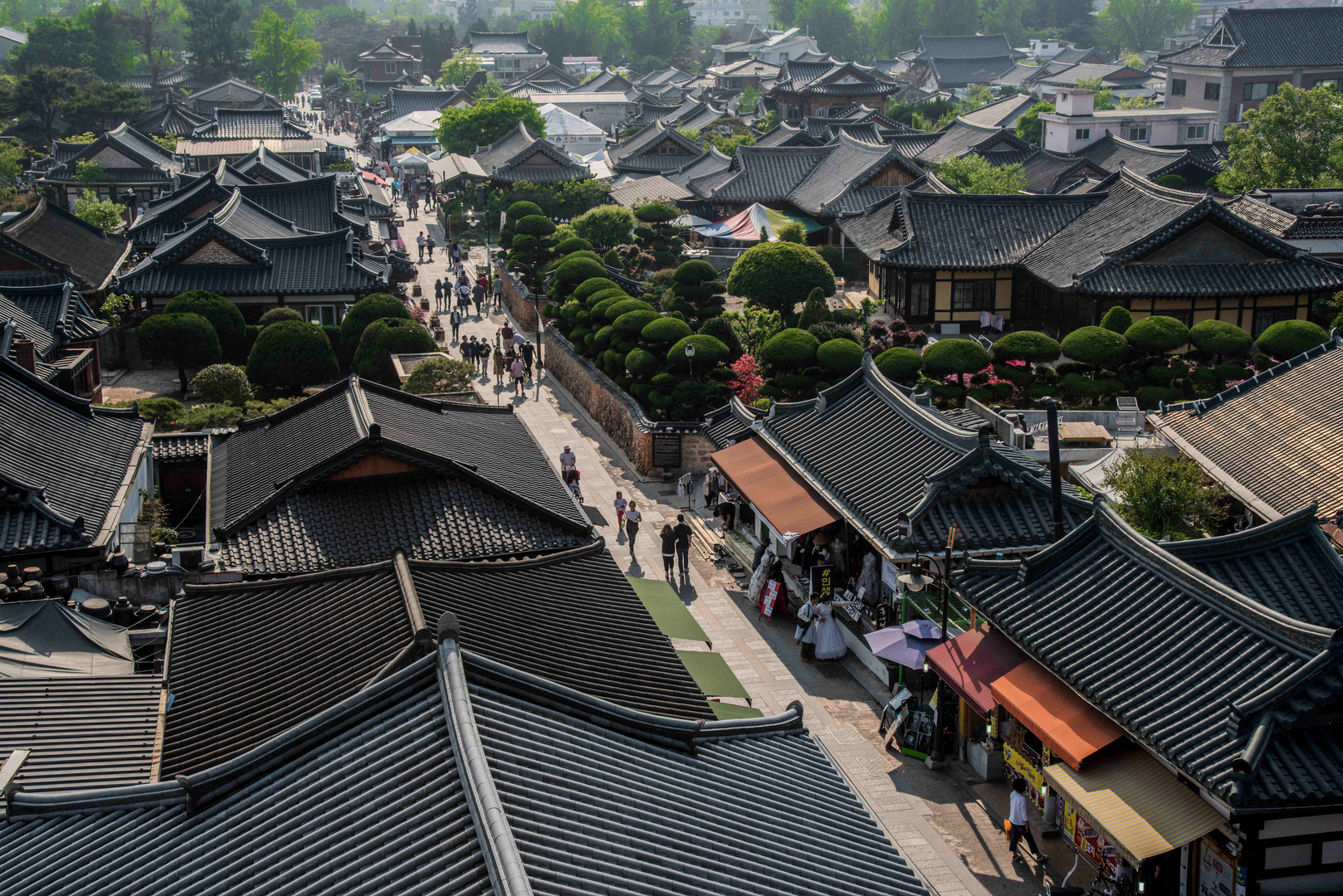 Die Altstadt von Jeonju Korea