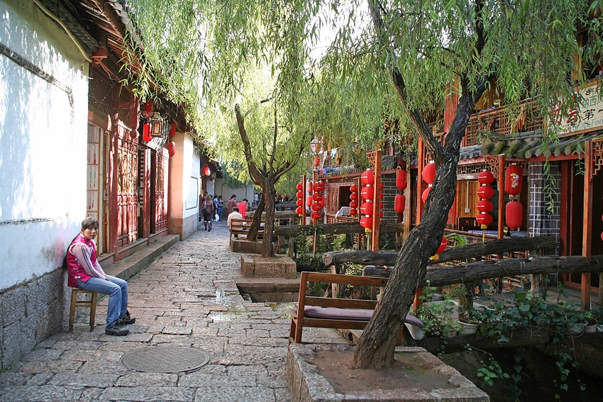 Die Altstadt von Lijiang...