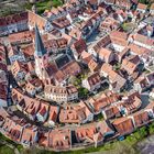 Die Altstadt von Michelstadt aus der Vogelperspektive 