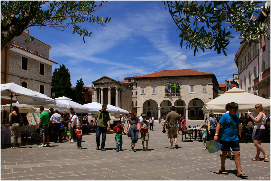 Die Altstadt von Pula