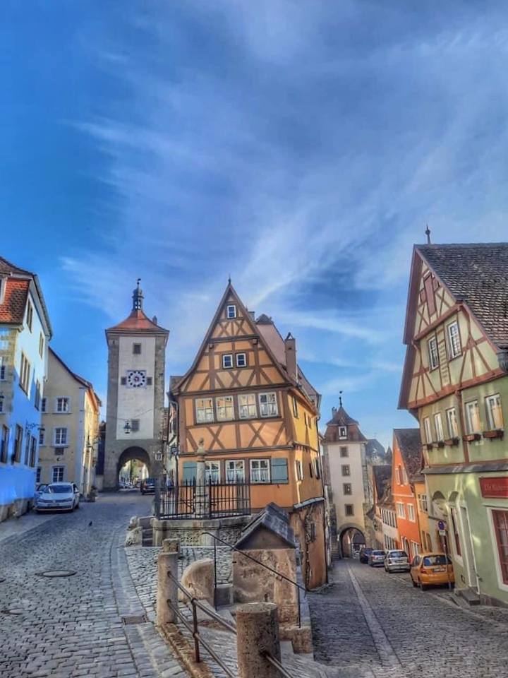 Die Altstadt von Rothenburg ob der Tauber 