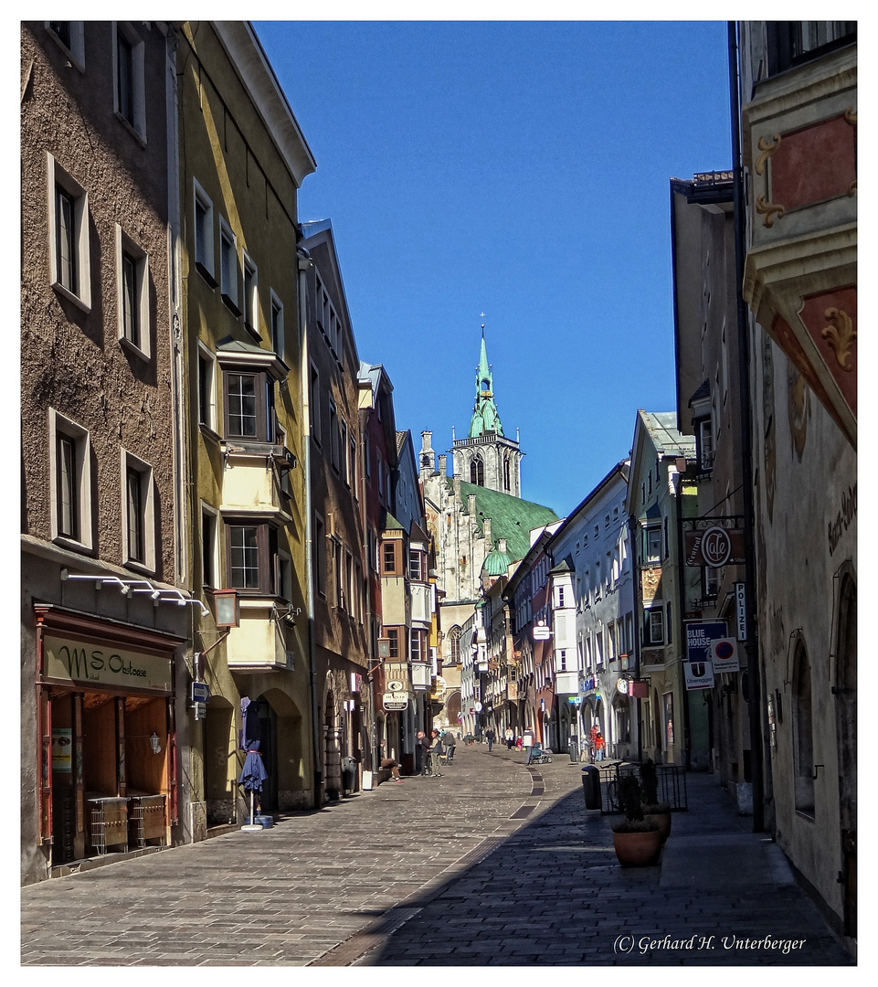 Die Altstadt von Schwaz in Tirol