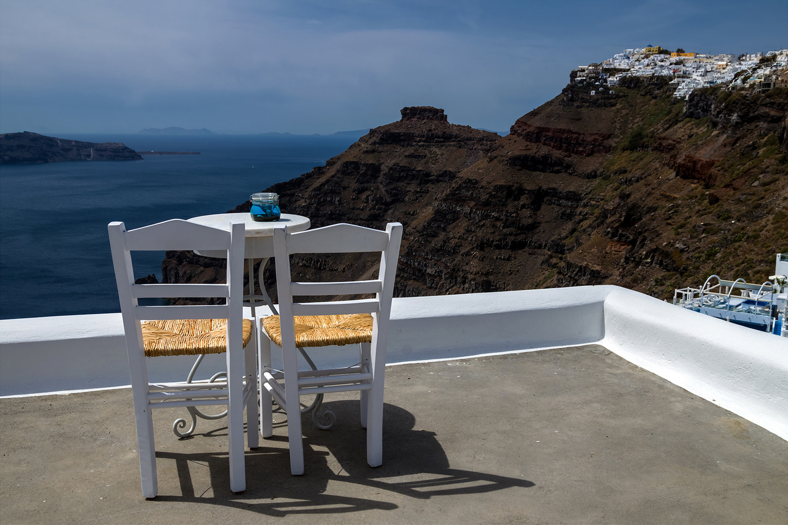 Die am häufigsten fotografierten Stühle auf Santorin 