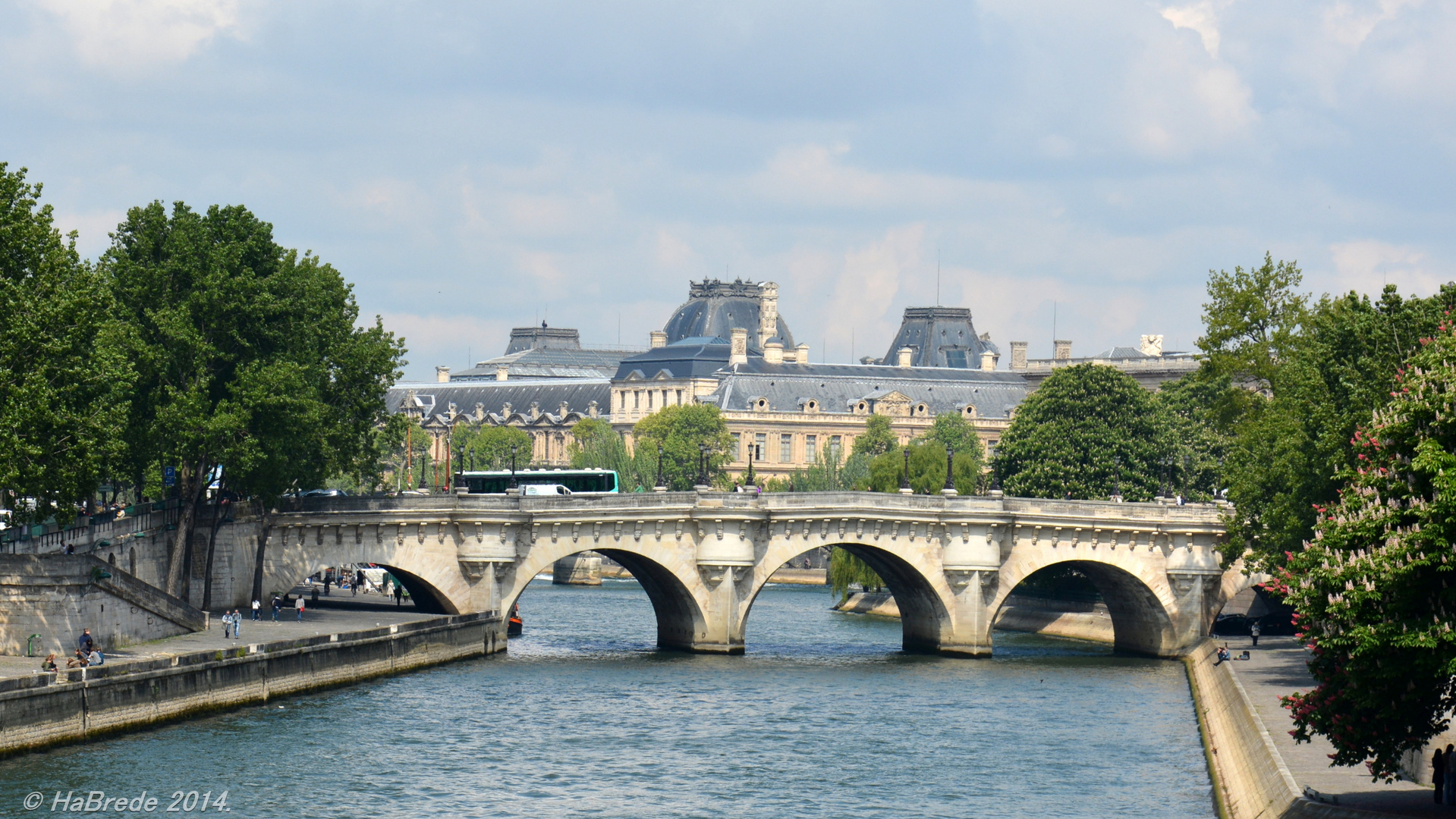 Die andere Hälfte der Pont Neuf