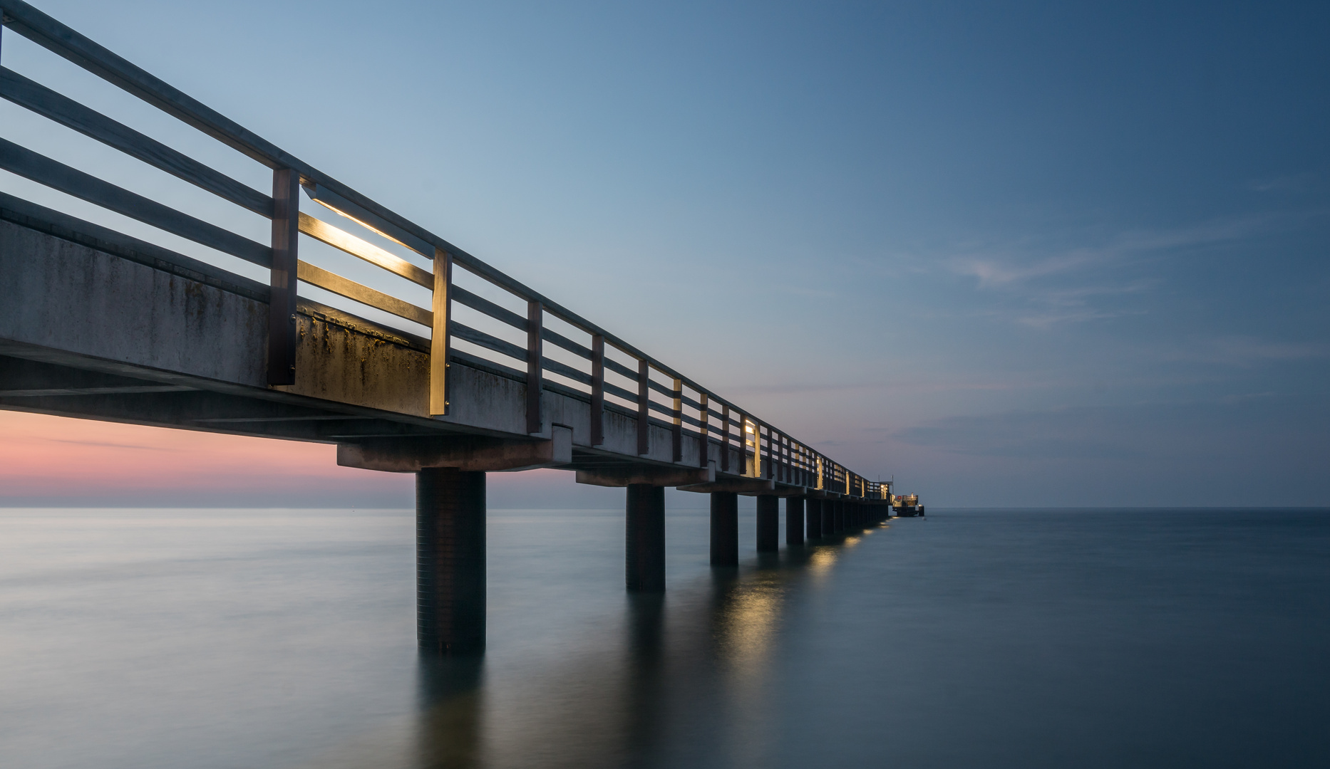 Die andere Seite der Seebrücke...