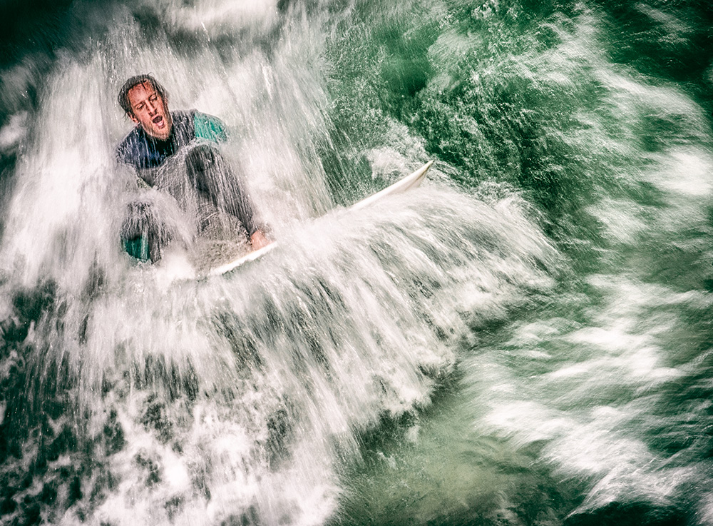 Die Angst des Surfers vor dem Waldmeister