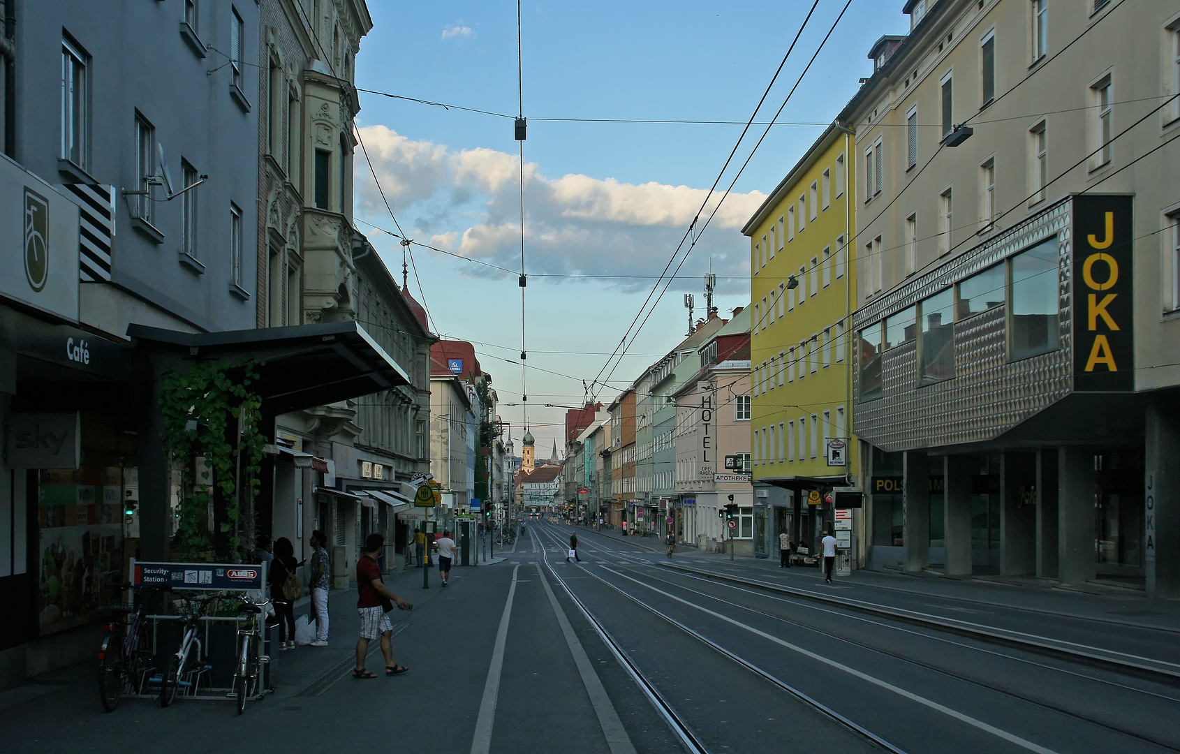 Die Annenstraße in Graz