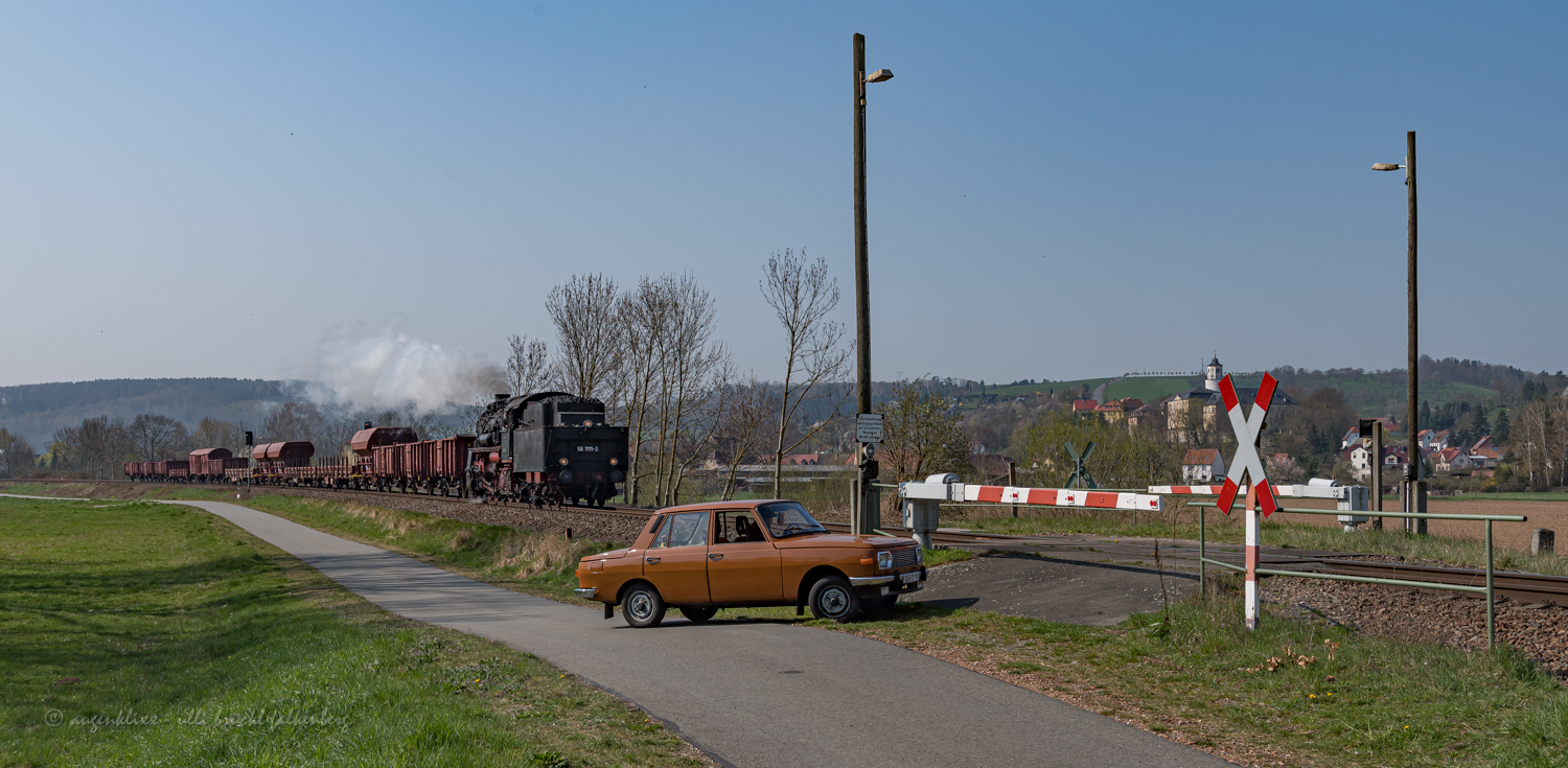 Die Anrufschranke in Crossen