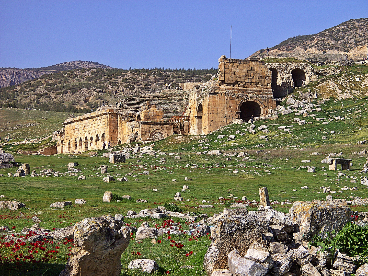 Die antike Stadt Hierapolis