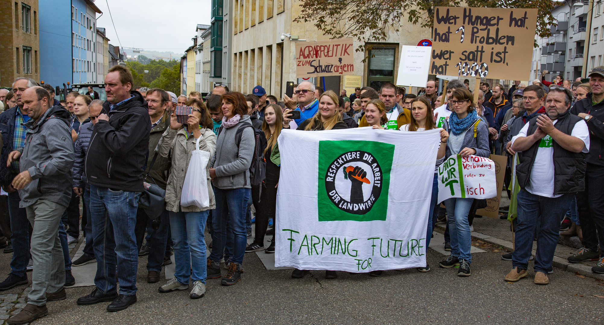 Die Arbeit der Landwirte respektieren