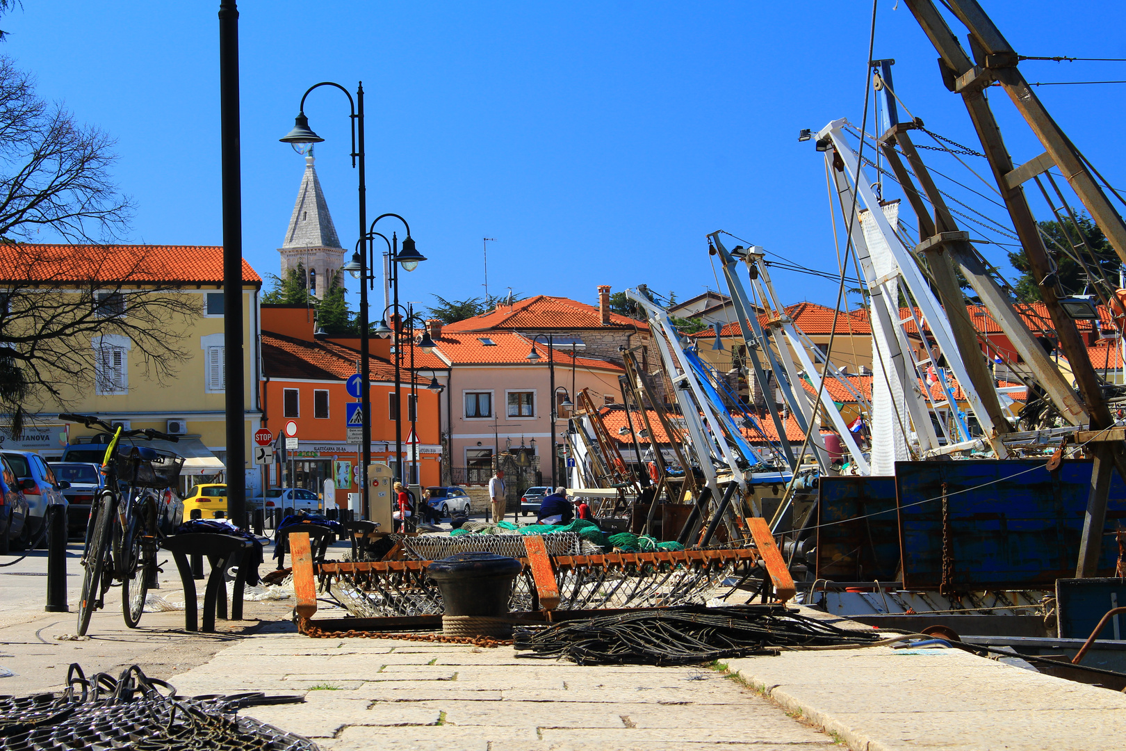 Die Arbeit nach dem fischen