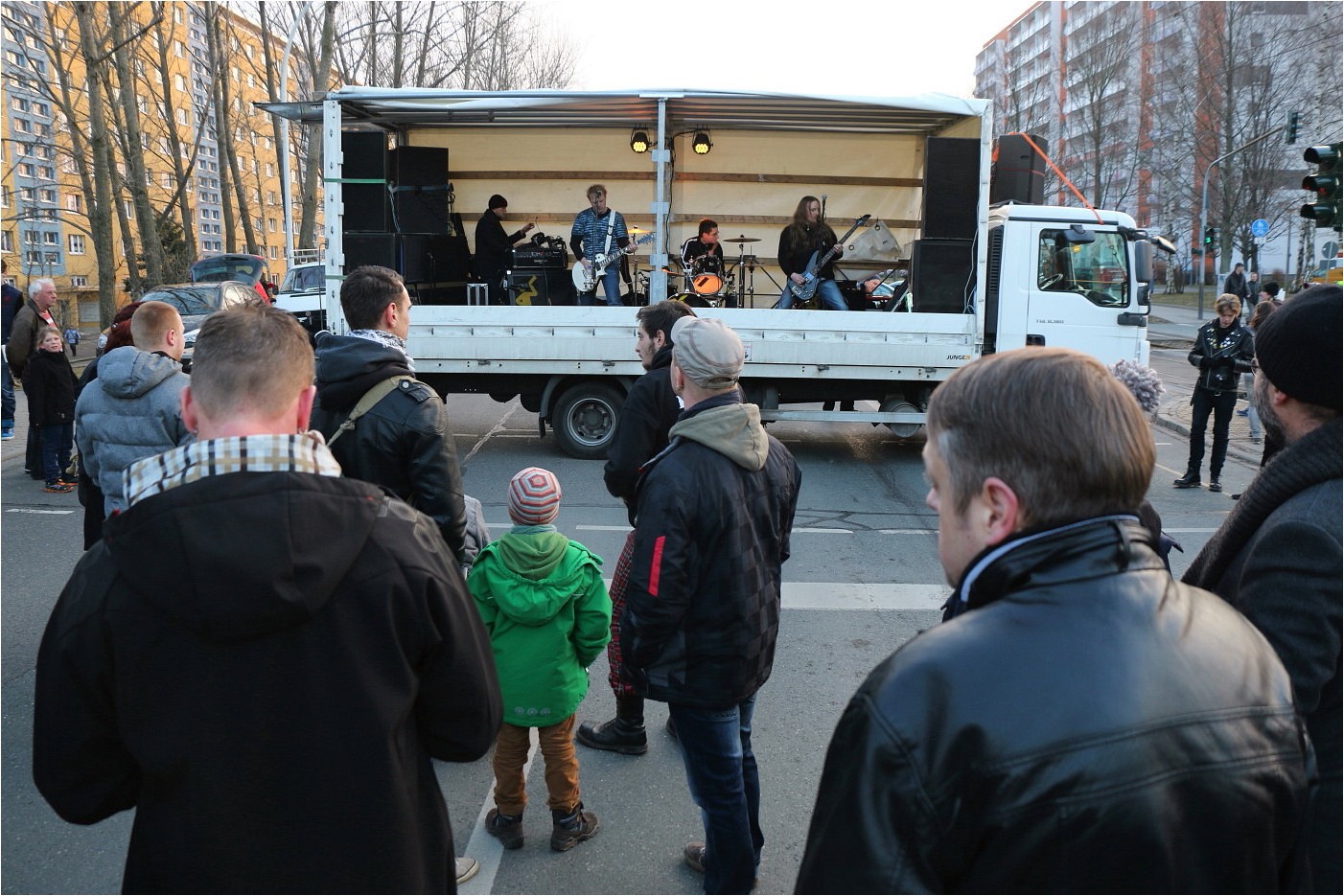 Die Arbeitslosen Bauarbeiter @ chemnitz nazifrei (1)