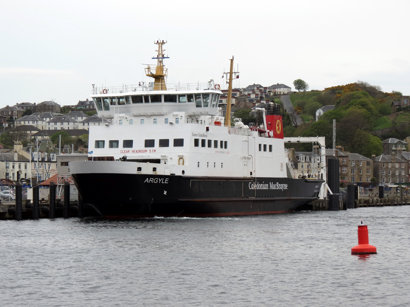 Die ARGYLE im Hafen von Rothesay