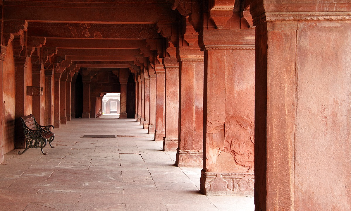 Die Arkaden von Fatehpur Sikri