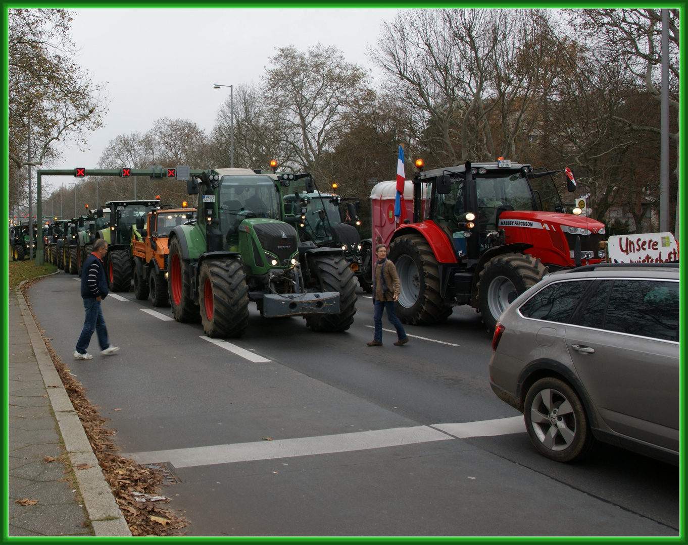 Die Armada auf der Heerstraße