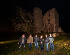 Die Arnsteiner Ruinenbesucher...